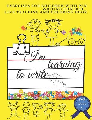 Book cover for I'm learning to write