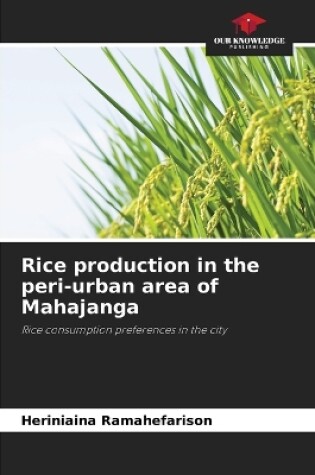 Cover of Rice production in the peri-urban area of Mahajanga