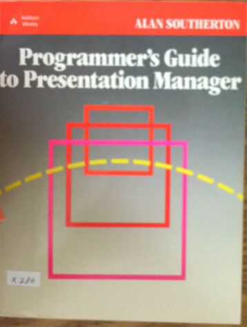 Book cover for Programmer's Guide to Presentation Manager