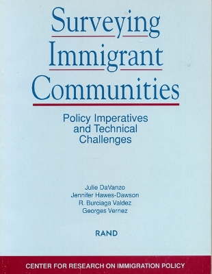 Book cover for Surveying Immigrant Communities