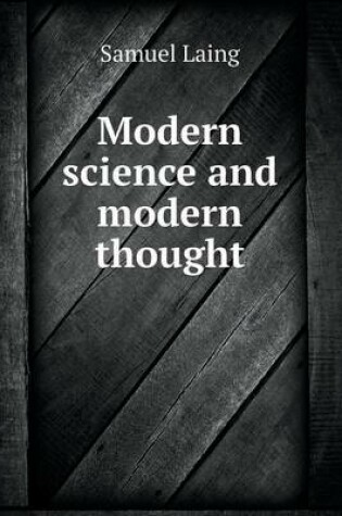 Cover of Modern science and modern thought
