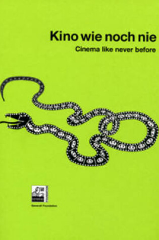 Cover of Kino Wie Noch Nie / Cinema Like Never Before
