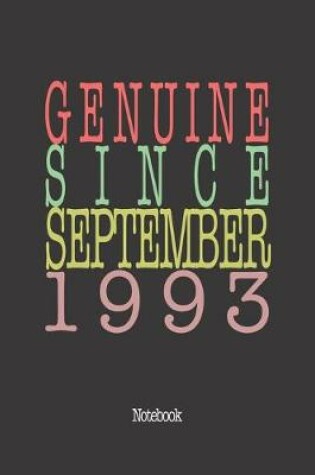 Cover of Genuine Since September 1993