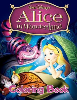 Book cover for Alice in Wonderland Coloring Book