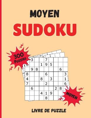 Book cover for Sudoku Moyen Livre de Puzzle