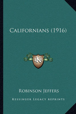 Book cover for Californians (1916) Californians (1916)
