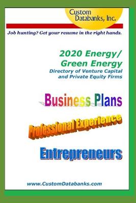 Book cover for 2020 Energy/Green Energy Directory of Venture Capital and Private Equity Firms