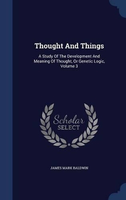 Book cover for Thought and Things