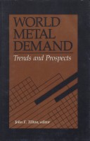 Book cover for World Metal Demand HB