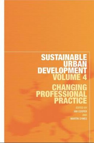 Cover of Sustainable Urban Development Volume 4