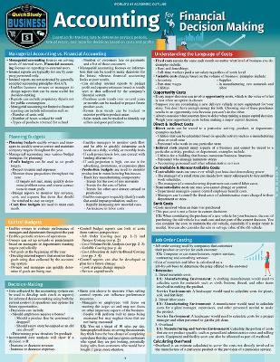 Book cover for Accounting for Financial Decision Making