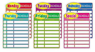 Book cover for Daily Schedule Bulletin Board