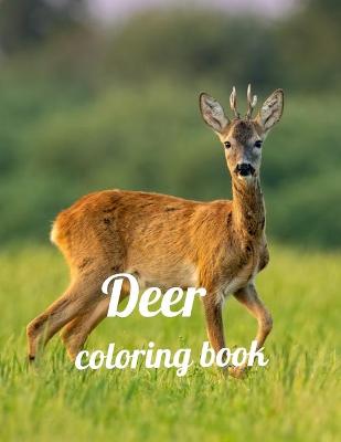 Book cover for Deer coloring book