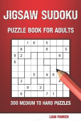 Book cover for Jigsaw Sudoku Puzzle Book For Adults