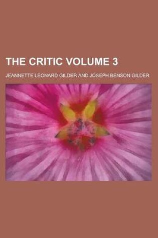 Cover of The Critic Volume 3