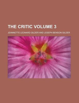 Book cover for The Critic Volume 3