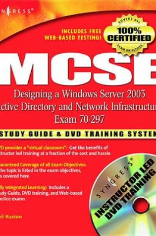Cover of MCSE Designing a Windows Server 2003 Active Directory and Network Infrastructure(exam 70-297)