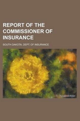 Cover of Report of the Commissioner of Insurance