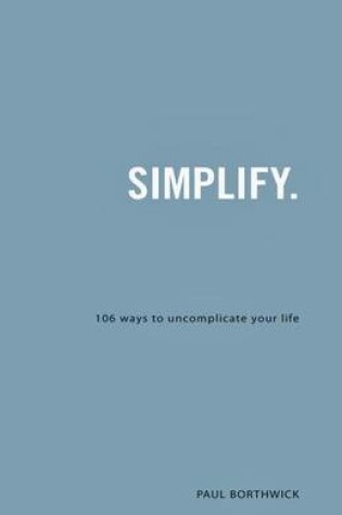 Cover of Simplify.