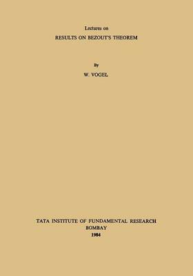 Cover of Lectures on Results on Bezout's Theorem