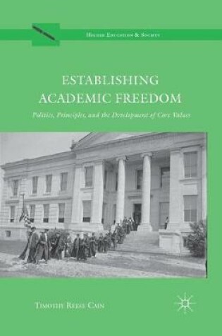 Cover of Establishing Academic Freedom