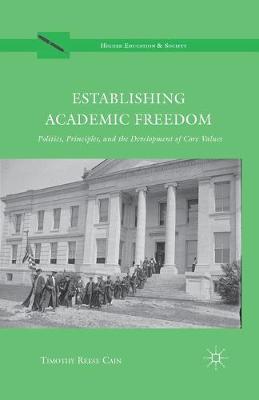 Book cover for Establishing Academic Freedom