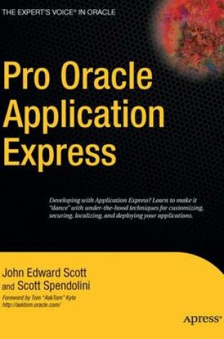 Cover of Pro Oracle Application Express