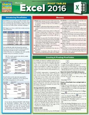 Book cover for Excel 2016 Pivot Tables