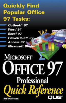 Book cover for Microsoft Office 97 Professional Quick Reference