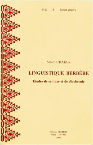 Cover of Linguistique Berbere. Etudes De Syntaxe Et De Diachronie