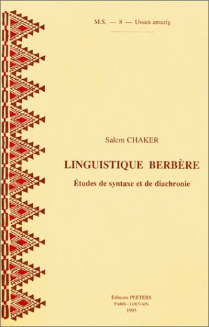 Book cover for Linguistique Berbere. Etudes De Syntaxe Et De Diachronie