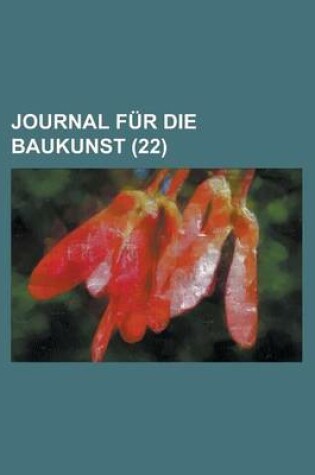 Cover of Journal Fur Die Baukunst (22)