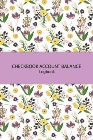 Cover of Checkbook Account Balance Logbook