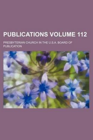 Cover of Publications Volume 112