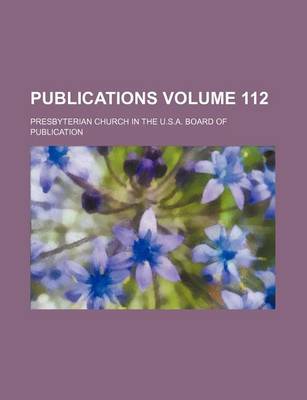 Book cover for Publications Volume 112