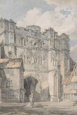 Book cover for Christ Church Gate, Canterbury, William Turner