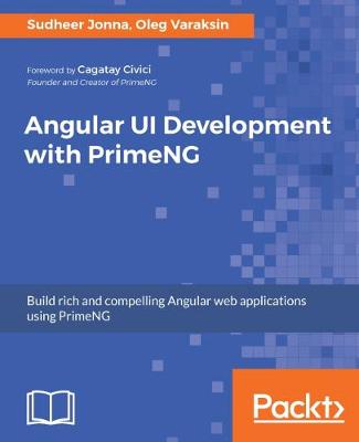Book cover for Angular UI Development with PrimeNG