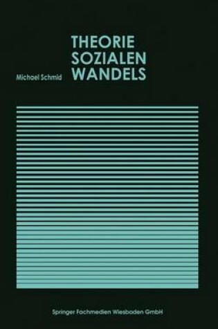 Cover of Theorie Sozialen Wandels