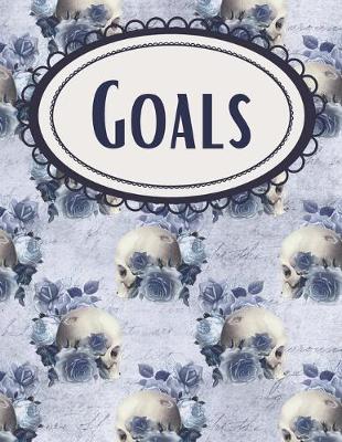 Book cover for Gothic Rose Goal Setting Workbook & Project Planner