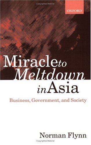 Book cover for Miracle to Meltdown in Asia