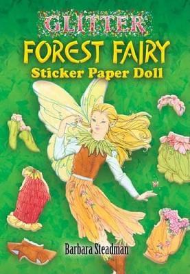 Book cover for Glitter Forest Fairy Sticker Paper Doll