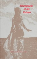 Book cover for Ethnography of the Kutenai