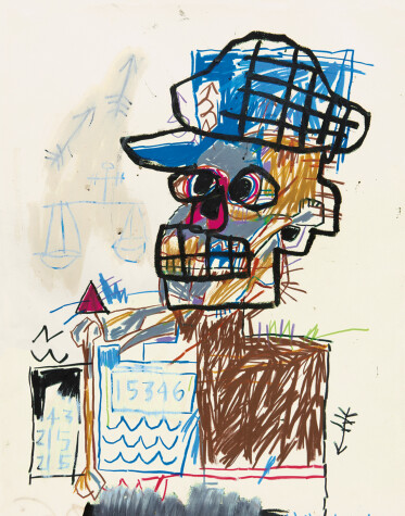 Book cover for Jean-Michel Basquiat Drawing