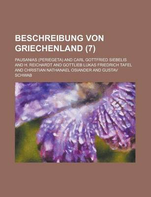 Book cover for Beschreibung Von Griechenland (7 )