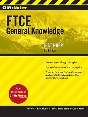 Book cover for Cliffsnotes FTCE General Knowledge Test, 3rd Edition