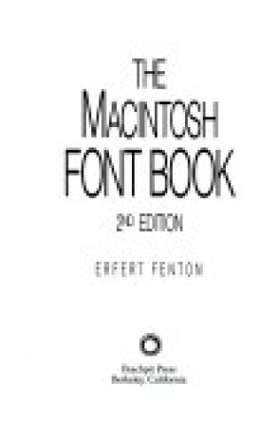 Cover of The Macintosh Font Book