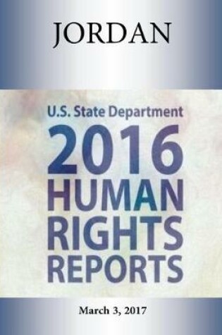 Cover of JORDAN 2016 HUMAN RIGHTS Report
