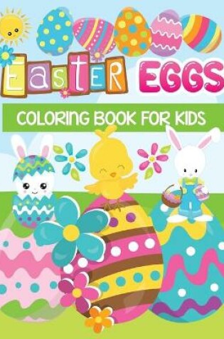 Cover of Easter eggs coloring book for kids