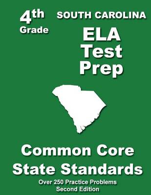 Book cover for South Carolina 4th Grade ELA Test Prep