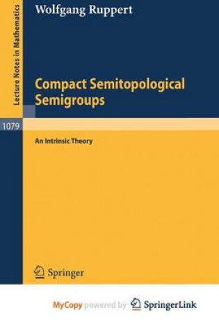 Cover of Compact Semitopological Semigroups